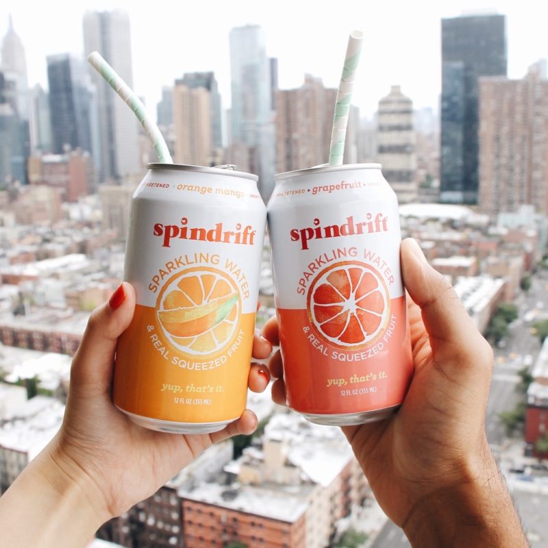 Spindrift Sparkling Water, HerCampus, Influence Her Collective, Spindrift Real Fruit